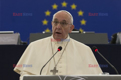 Papież Franciszek w Parlamencie Europejskim