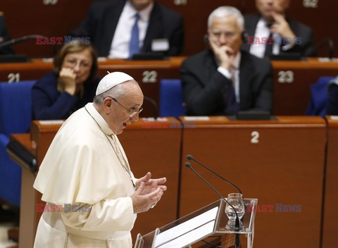 Papież Franciszek w Parlamencie Europejskim