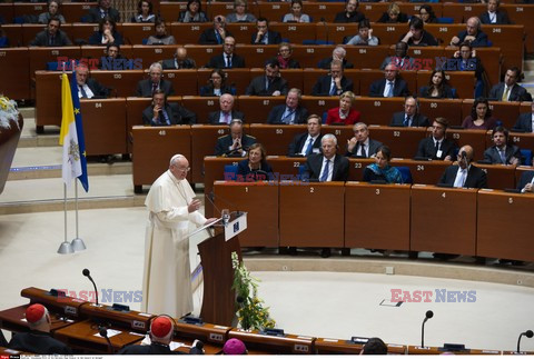 Papież Franciszek w Parlamencie Europejskim