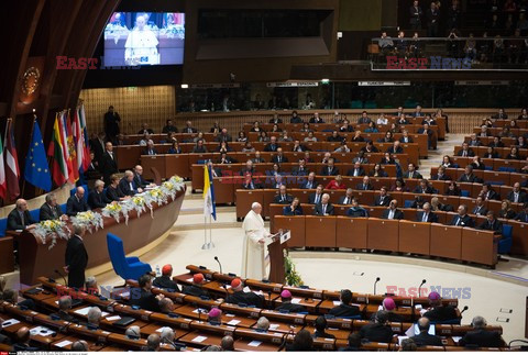 Papież Franciszek w Parlamencie Europejskim