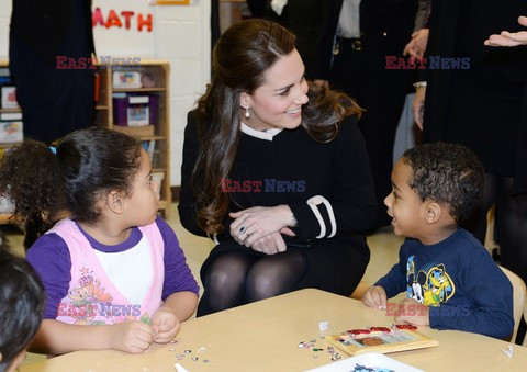 Księżna Catherine w centrum rozwoju dziecka na Harlemie