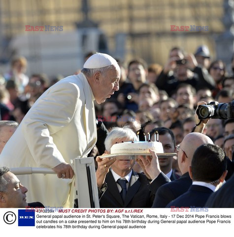 Papież Franciszek obchodzi dziś 78.urodziny