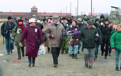 50. rocznica wyzwolenia obozu Auschwitz-Birkenau