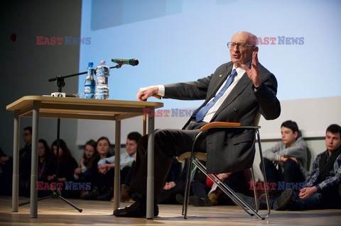 Władysław Bartoszewski w łódzkim Centrum Dialogu