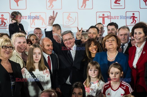 Spotkanie Bronisława Komorowskiego ze sportowcami