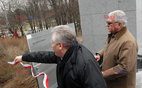 Odsłonięcie pomnika Kazimierza Górskiego