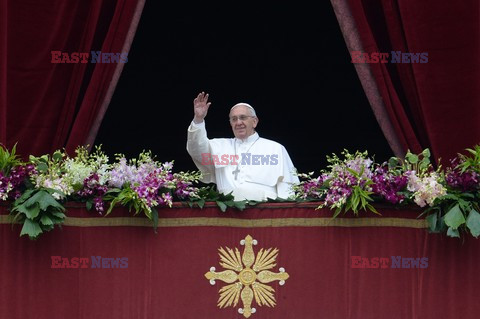 Papież Franciszek wygłasza orędzie Urbi et Orbi