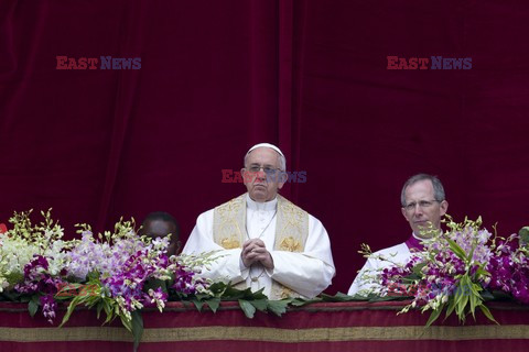 Papież Franciszek wygłasza orędzie Urbi et Orbi