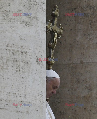 Papież Franciszek wygłasza orędzie Urbi et Orbi