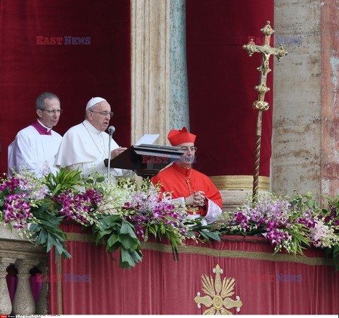 Papież Franciszek wygłasza orędzie Urbi et Orbi