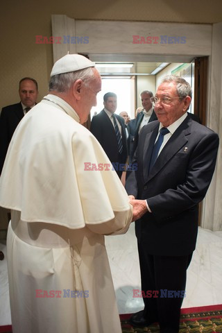 Raul Castro na audiencji u papieża Franciszka