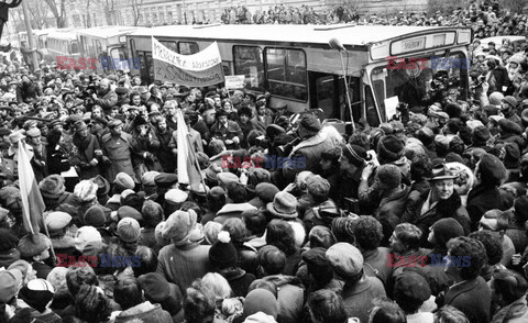 Strajki i demonstracje Solidarności