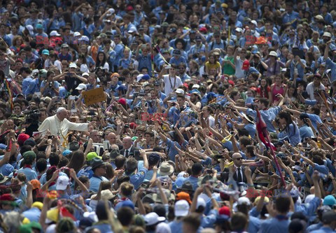 Papież Franciszek spotkał się ze skautami