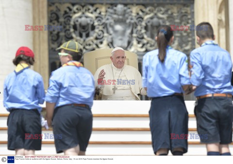 Papież Franciszek spotkał się ze skautami