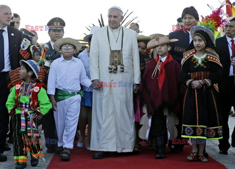 Papież Franciszek z pielgrzymką w Ameryce Południowej