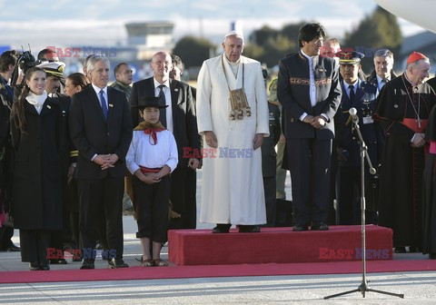 Papież Franciszek z pielgrzymką w Ameryce Południowej