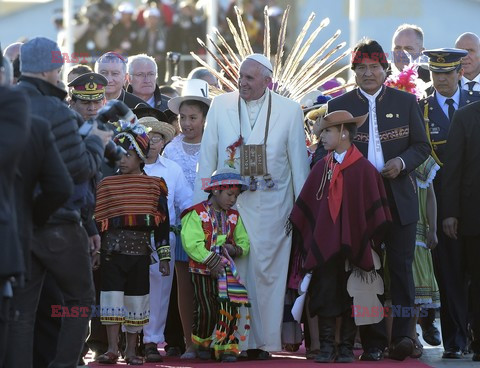 Papież Franciszek z pielgrzymką w Ameryce Południowej