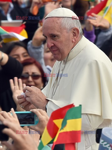 Papież Franciszek z pielgrzymką w Ameryce Południowej