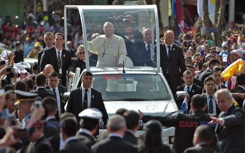 Papież Franciszek z pielgrzymką w Ameryce Południowej