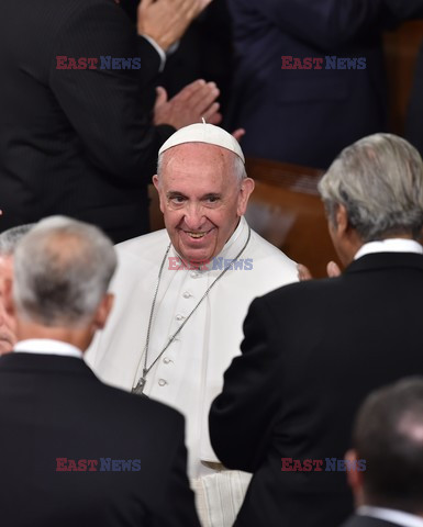 Papież Franciszek  przemawia w Kongresie USA 