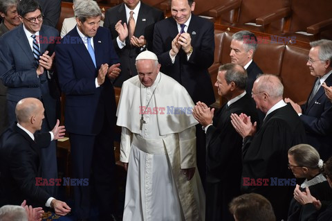 Papież Franciszek  przemawia w Kongresie USA 