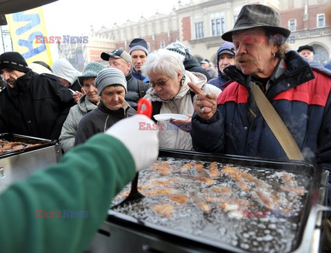 19. Wigilia Jana Kościuszki dla biednych i bezdomnych w Krakowie