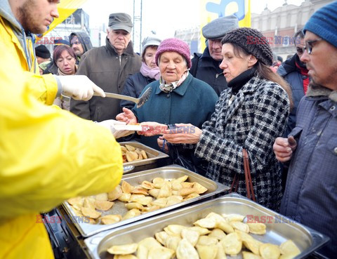 19. Wigilia Jana Kościuszki dla biednych i bezdomnych w Krakowie