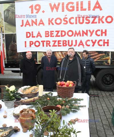 19. Wigilia Jana Kościuszki dla biednych i bezdomnych w Krakowie