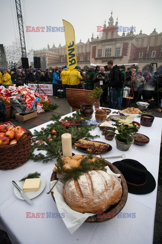 19. Wigilia Jana Kościuszki dla biednych i bezdomnych w Krakowie