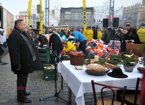 19. Wigilia Jana Kościuszki dla biednych i bezdomnych w Krakowie