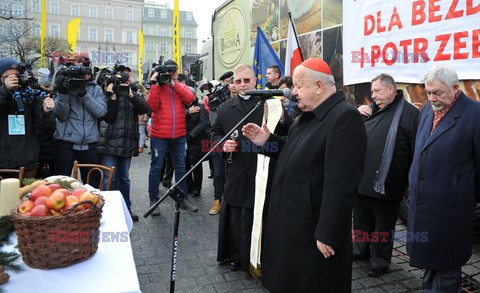 19. Wigilia Jana Kościuszki dla biednych i bezdomnych w Krakowie