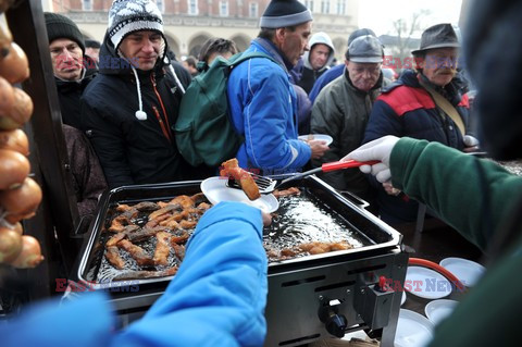 19. Wigilia Jana Kościuszki dla biednych i bezdomnych w Krakowie