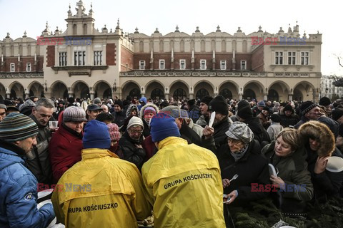 19. Wigilia Jana Kościuszki dla biednych i bezdomnych w Krakowie