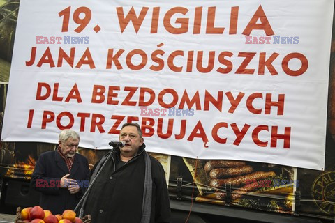 19. Wigilia Jana Kościuszki dla biednych i bezdomnych w Krakowie