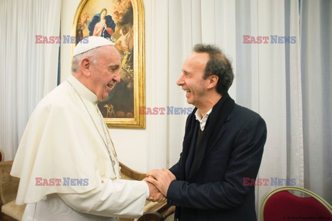 Roberto Benigni promuje książkę papieża Franciszka