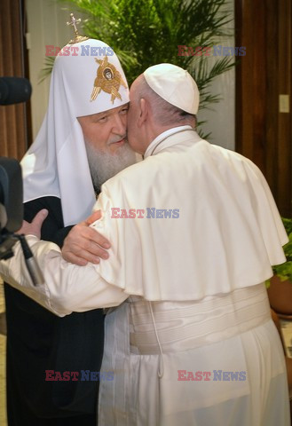 Historyczne spotkanie papieża Franciszka z Patriarchą Cyrylem