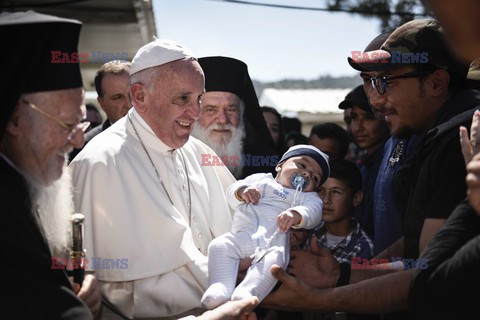 Papież Franciszek odwiedził wyspę Lesobos