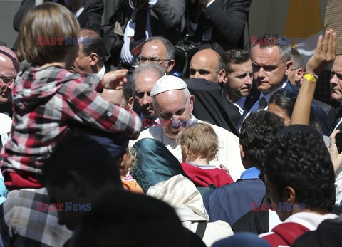 Papież Franciszek odwiedził wyspę Lesobos