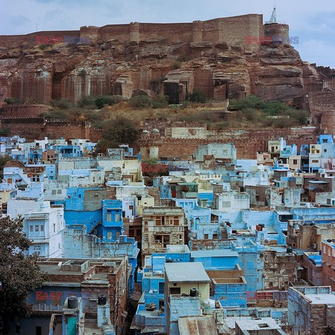 Jodhpur, niebieskie miasto - AFP