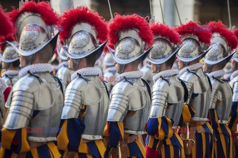 Ślubowanie rekrutów Gwardii Szwajcarskiej