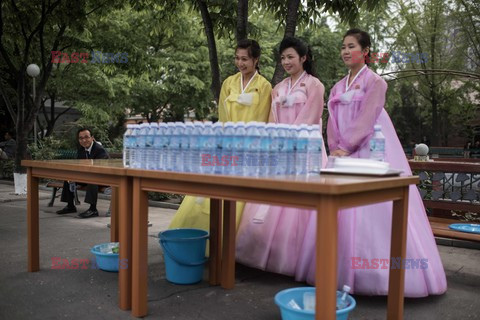 Fabryka jedwabiu w Pyongyang - AFP