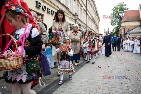 Procesja Bożego Ciała w Krakowie