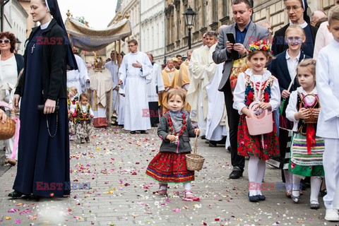 Procesja Bożego Ciała w Krakowie