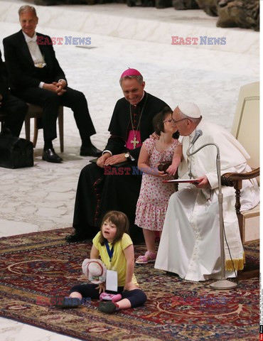 Spotkaie papieża Franciszka z chorymi