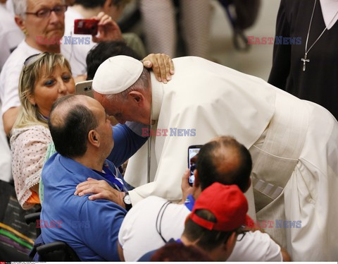 Spotkaie papieża Franciszka z chorymi