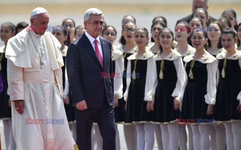 Papiez Franciszek w Armenii