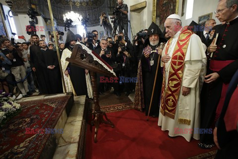 Papiez Franciszek w Armenii