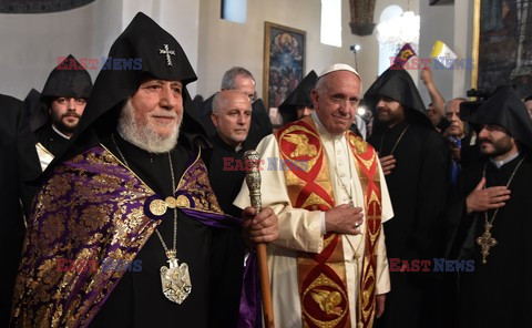 Papiez Franciszek w Armenii