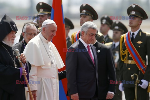 Papiez Franciszek w Armenii