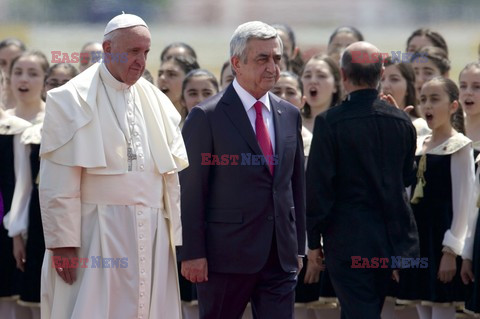 Papiez Franciszek w Armenii